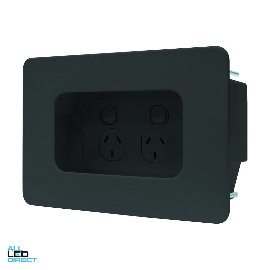 Matchmaster Recessed Single Wall Point Black ALL LED Direct