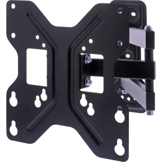 Matchmaster 23-55' 30kg Tilt and Swivel Extendable Dual Arm TV Bracket