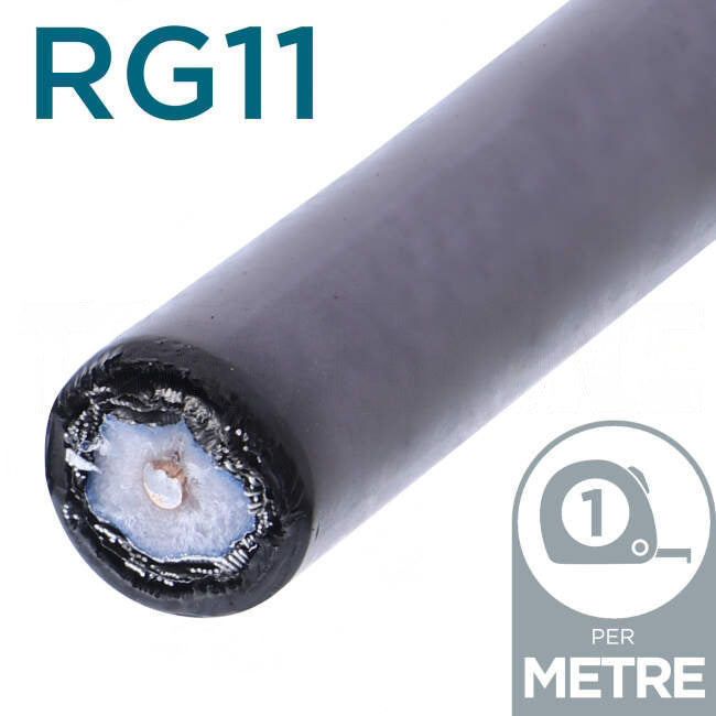 Matchmaster RG11 Quad Shield DIGIMATCH Coaxial Cable Per Meter