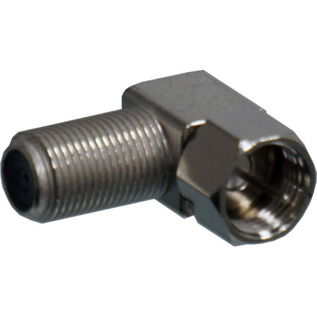 Matchmaster 8mm RG6 Connector Adaptor F Male To F Female Elbow EACH
