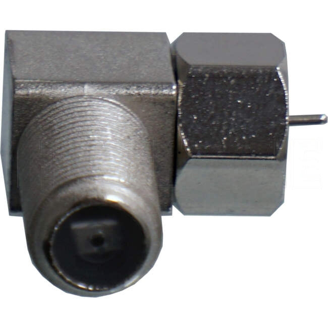 Matchmaster 8mm RG6 Connector Adaptor F Male To F Female Elbow EACH