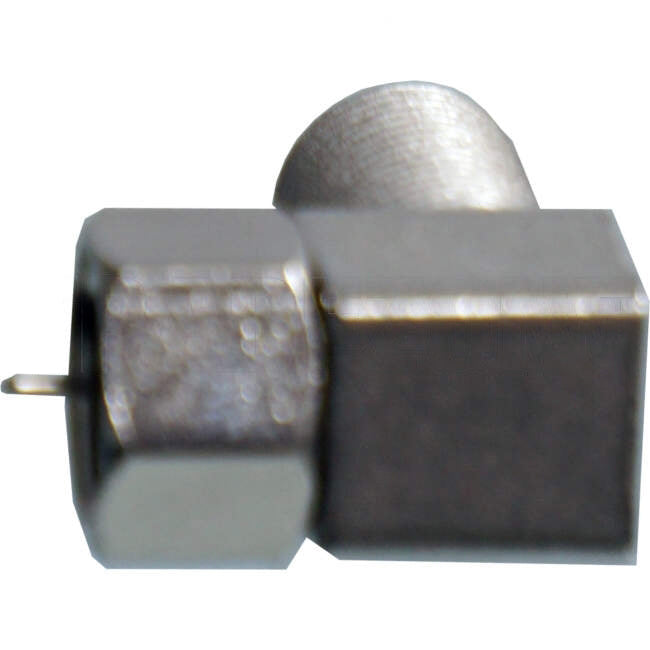 Matchmaster 8mm RG6 Connector Adaptor F Male To F Female Elbow EACH
