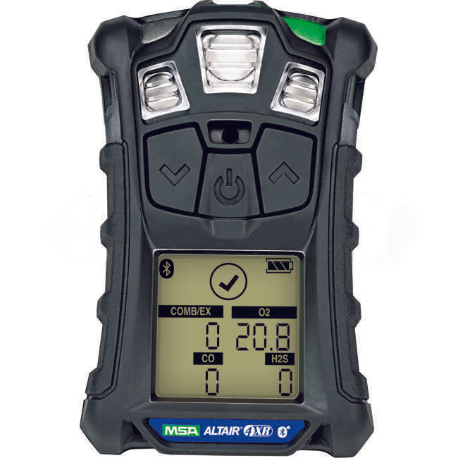 MSA Altair 4XR Bluetooth Multi Gas Detector For LEL O2 CO H2S With Charcoal Case