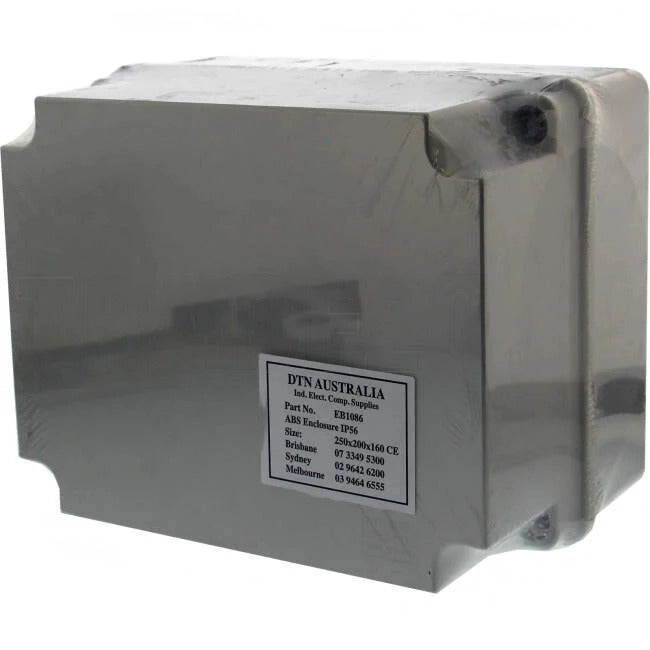 Dore 250mm x 200mm x 160mm ABS Enclosure Box Grey
