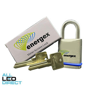 Crocodile Lock Energex Padlock & 2 Keys (SE-QLD ONLY)
