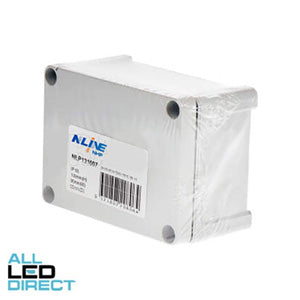 NHP N-Line 95mm W x 130mm H x 65mm D Rectangle Adaptable Box With Opaque Lid