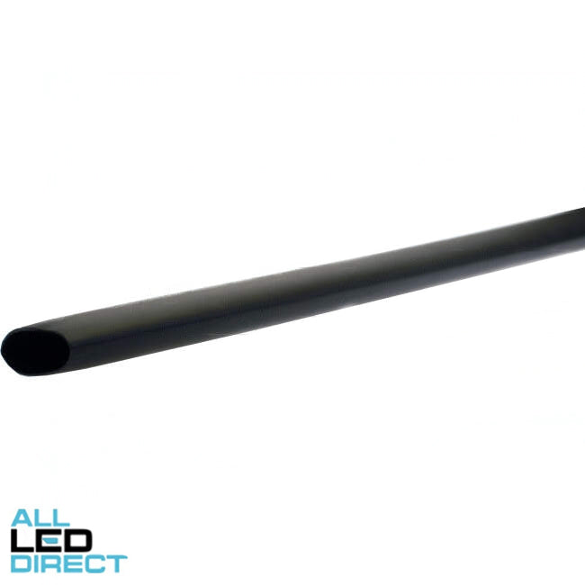 Wattmaster 35mm Shrinks To 10mm Medium Wall Glue Lined Heatshrink Black 1.2 Metre
