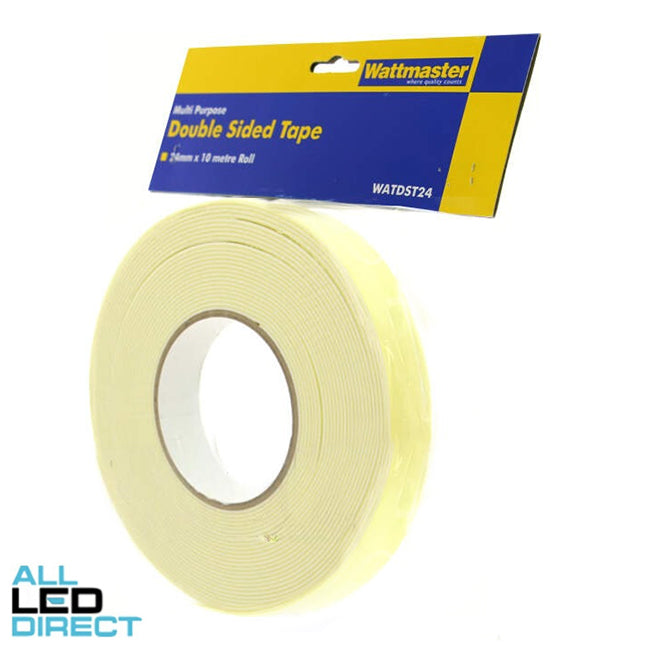 Wattmaster 24mm x 10 Metres Double Sided Tape