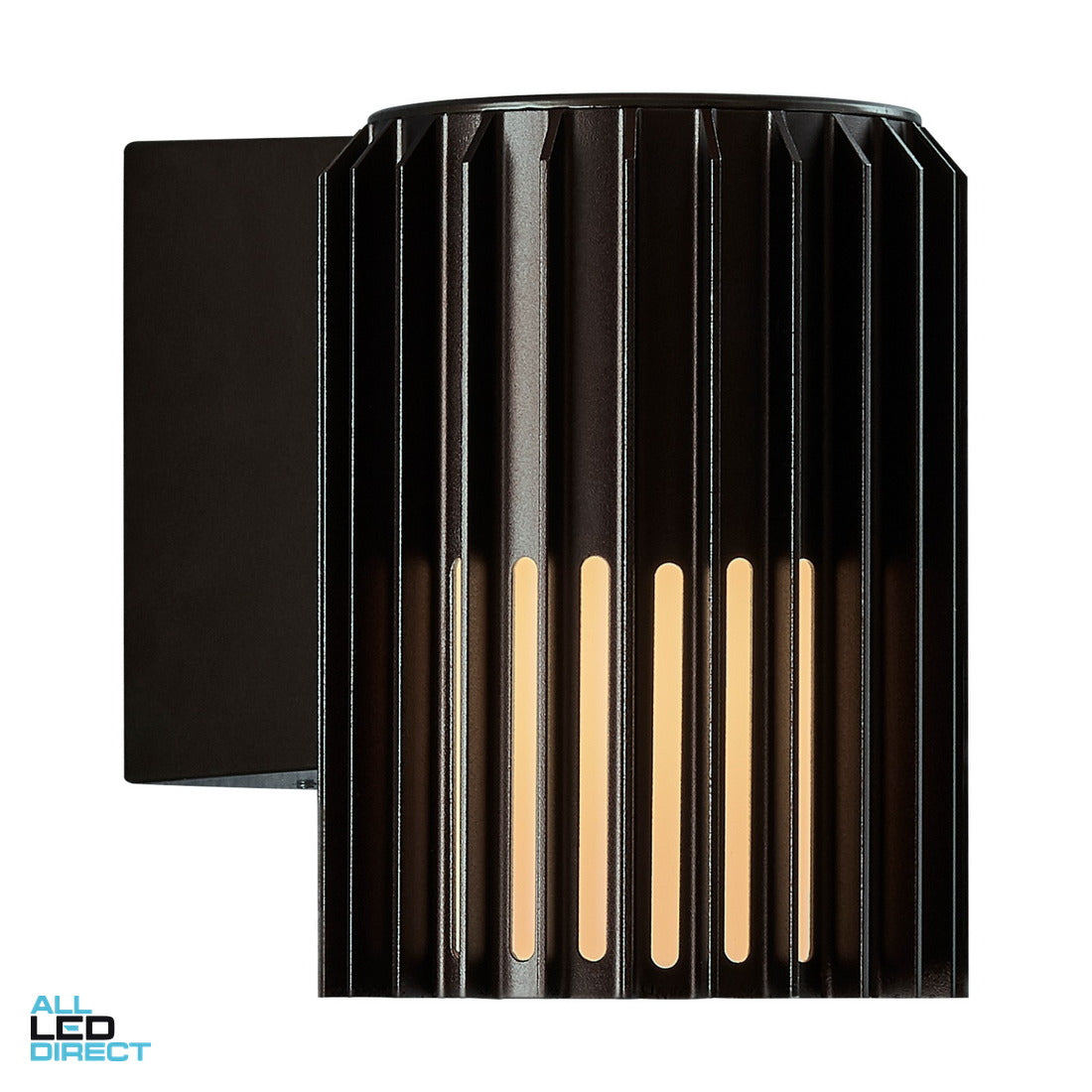 Energetic 15 W ALUDRA Wall Light Seaside Black (Less Lamp) ALL LED Direct