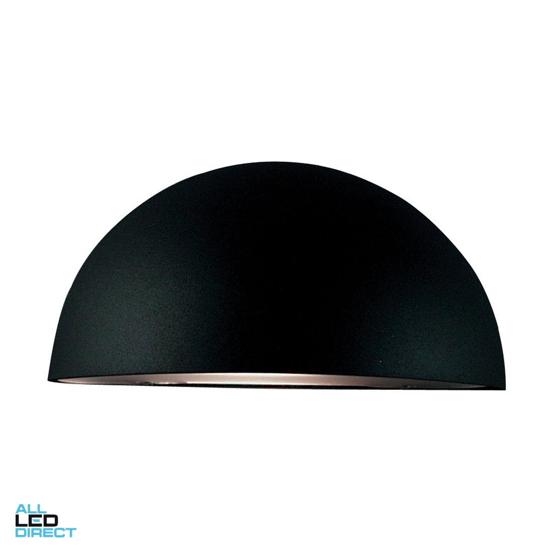 Energetic Nordlux SCORPIUS Half Sphere Wall Light Black (Less Lamp) ALL LED Direct