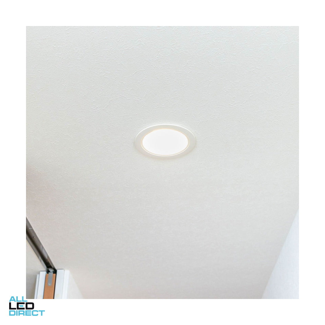 Brilliant 8 W SMART 90 mm Cut Out Dimmable Biorhythm LED Downlight White Tri Colour ALL LED Direct
