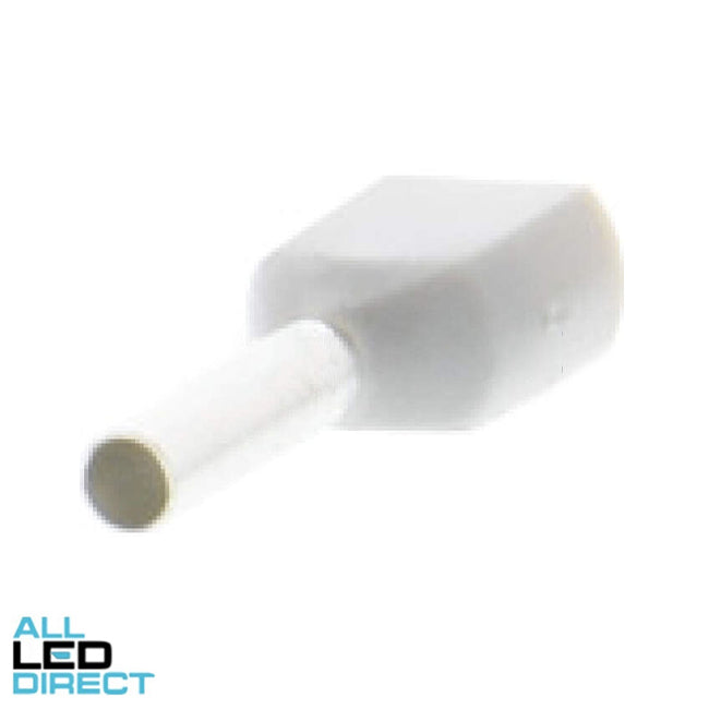 Wattmaster 2 x 0.75mm Bootlace Twin Terminal Grey Pack of 100