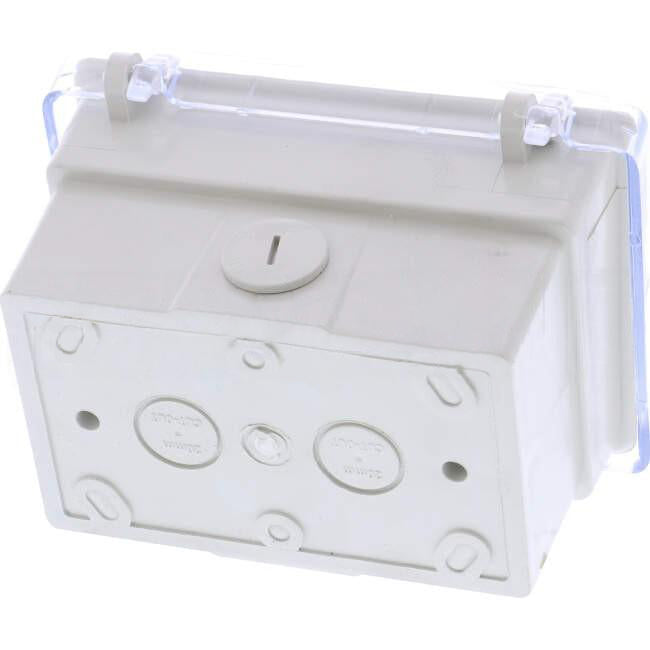 Clipsal PVC Weatherproof Box For Switches & Outlets Grey