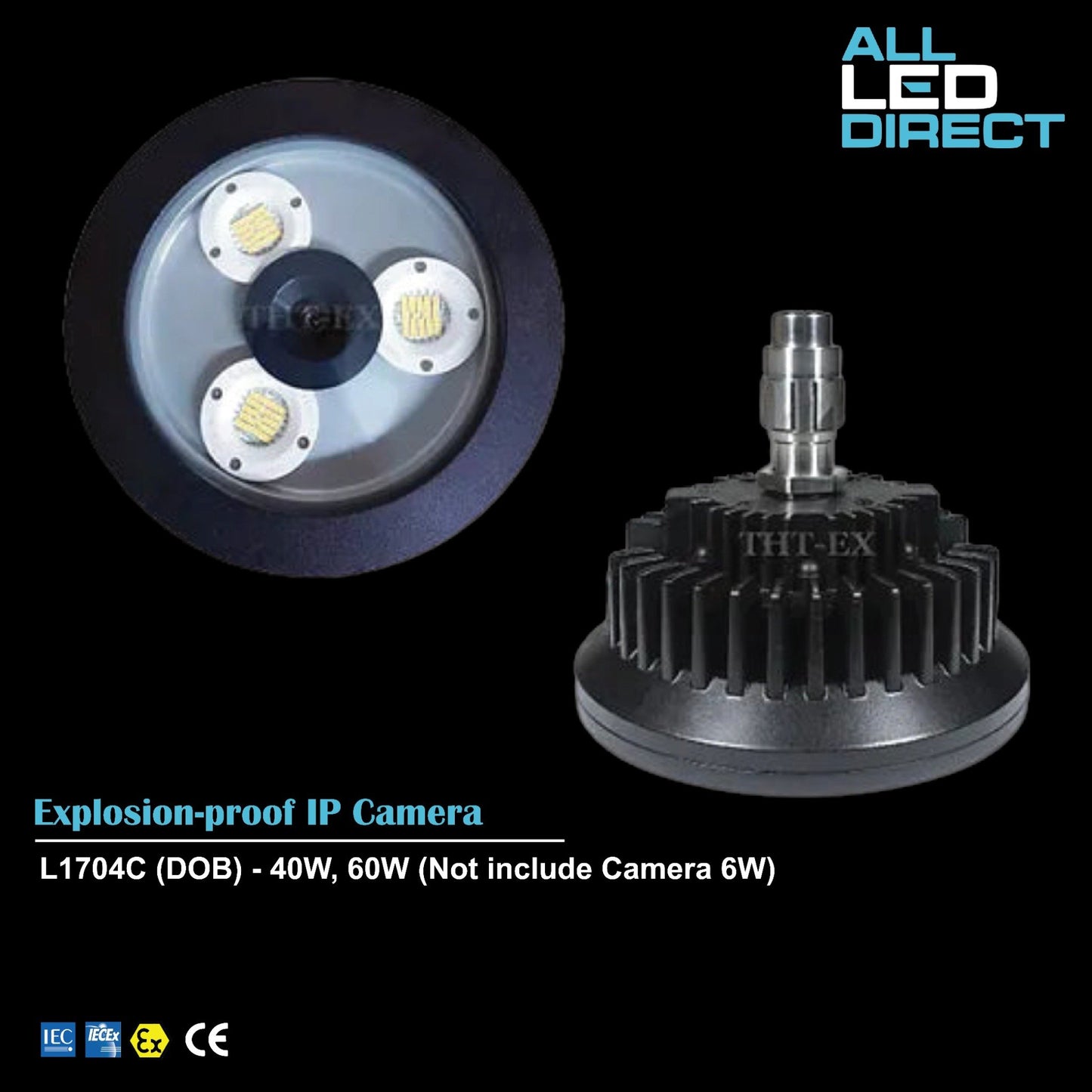 Explosion-proof LED Light with IP Camera L1704C DOB