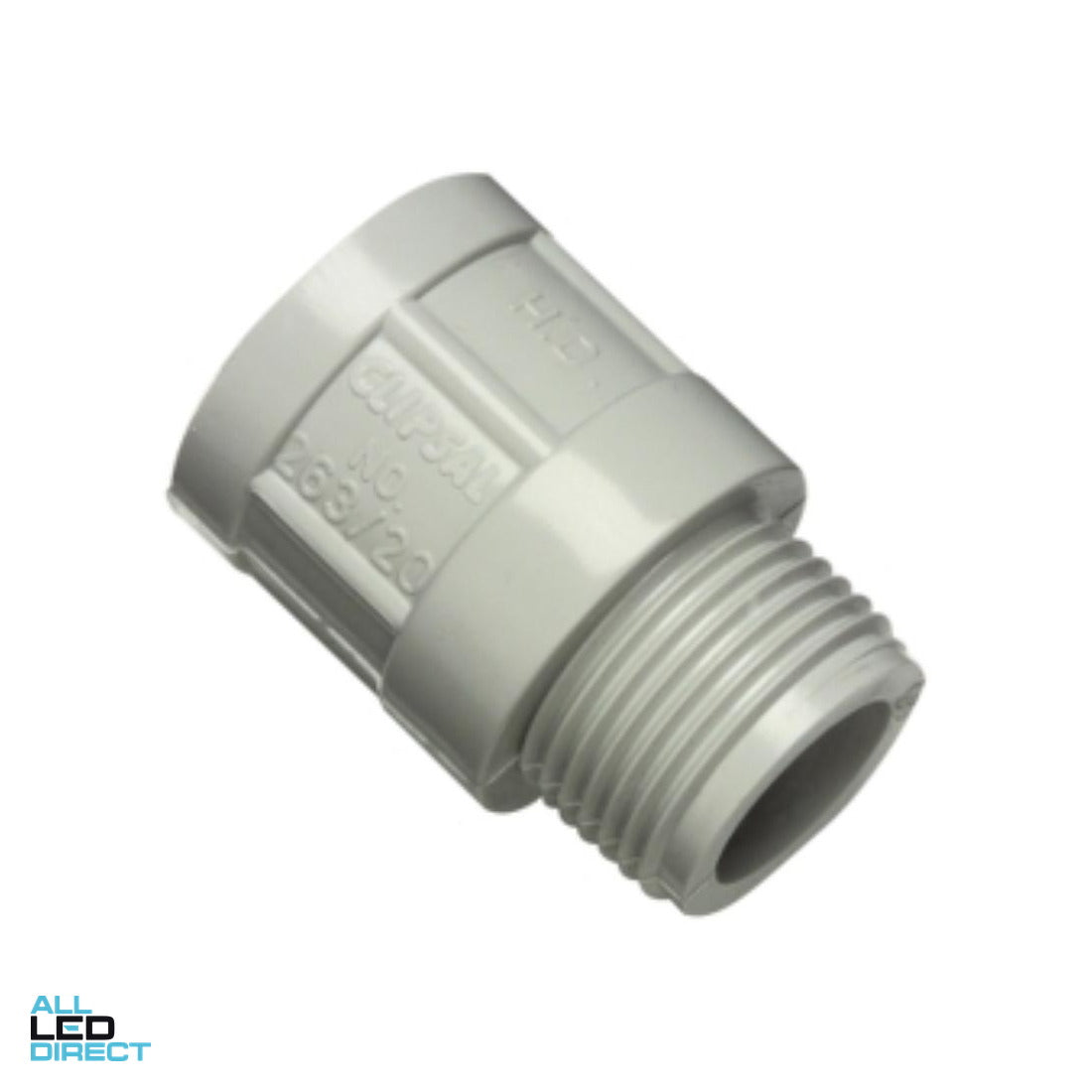Clipsal 20mm Conduit Adaptor Plain To Screw Each
