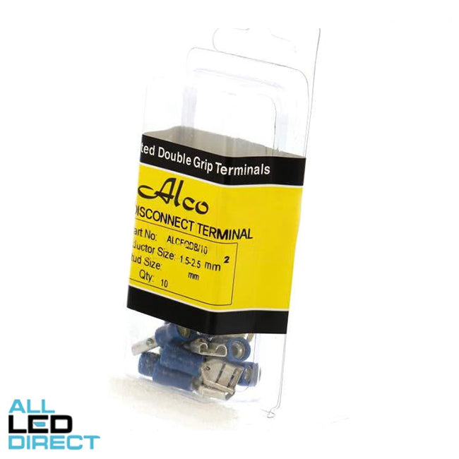 Wattmaster 1.5-2.5mm Quick Disconnect Fully Insulated Terminal Blue Pack of 10