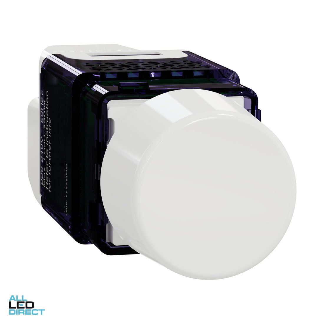 Clipsal 350 Watt 30 SERIES Rotary Push Dimmer White