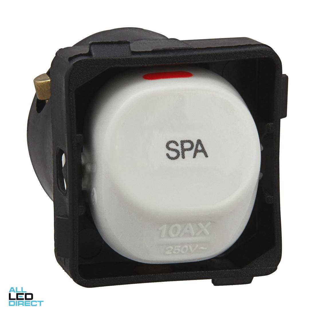 Clipsal 10 Amp 30 SERIES 2 Way Rocker Switch Mech White Engraved With 'SPA' ALL LED Direct