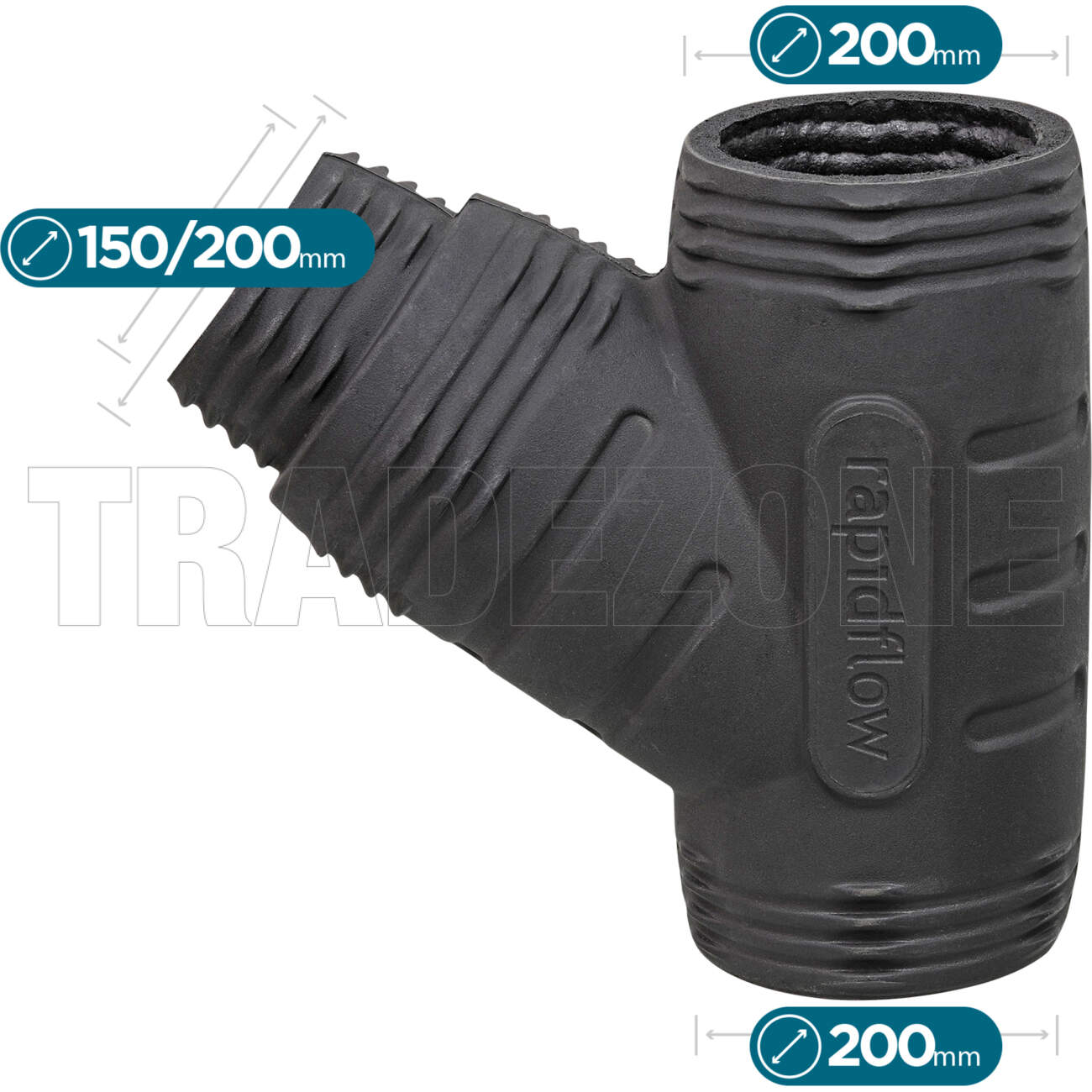 RapidFlow 200 x 200 x 200-150mm Poly Insulated BTO