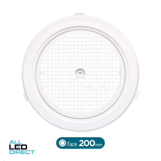 Powerwave Air 200mm Round Plastic Egg Crate Diffuser