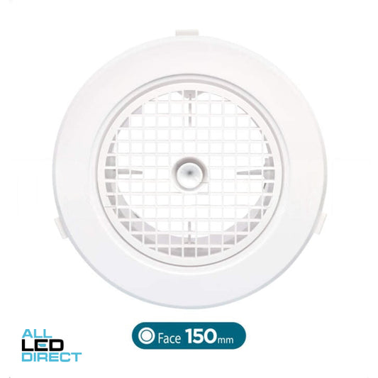 Powerwave Air 150mm Round Plastic Egg Crate Diffuser