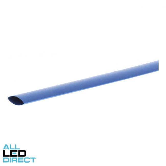 Wattmaster 10.5mm Shrinks To 5mm Thin Wall Heatshrink 1.2 Metre Blue