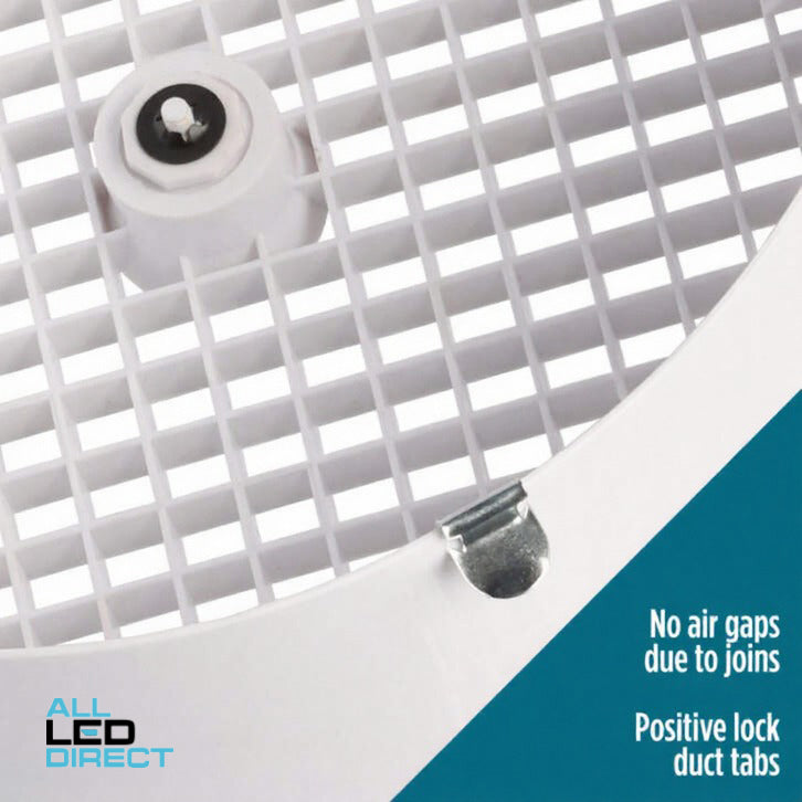 Powerwave Air 250mm Round Plastic Egg Crate Diffuser