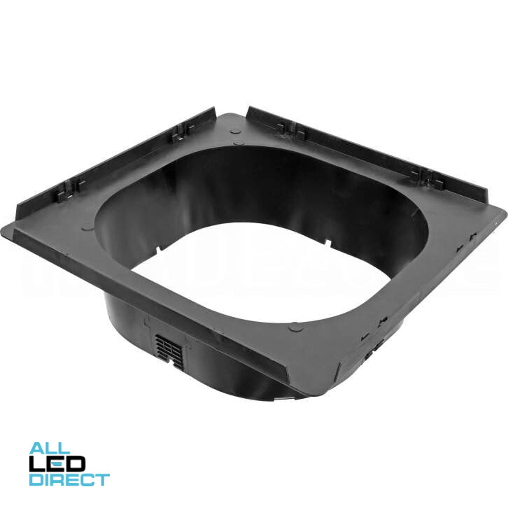 Air Diffusion 250mm x 250mm x 200mm Snap on Neck Adaptor Including Vent Clip