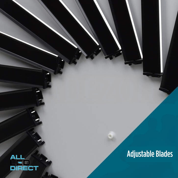 Powerwave Air 595mm x 595mm Adjustable 12 Blade Swirl Diffuser