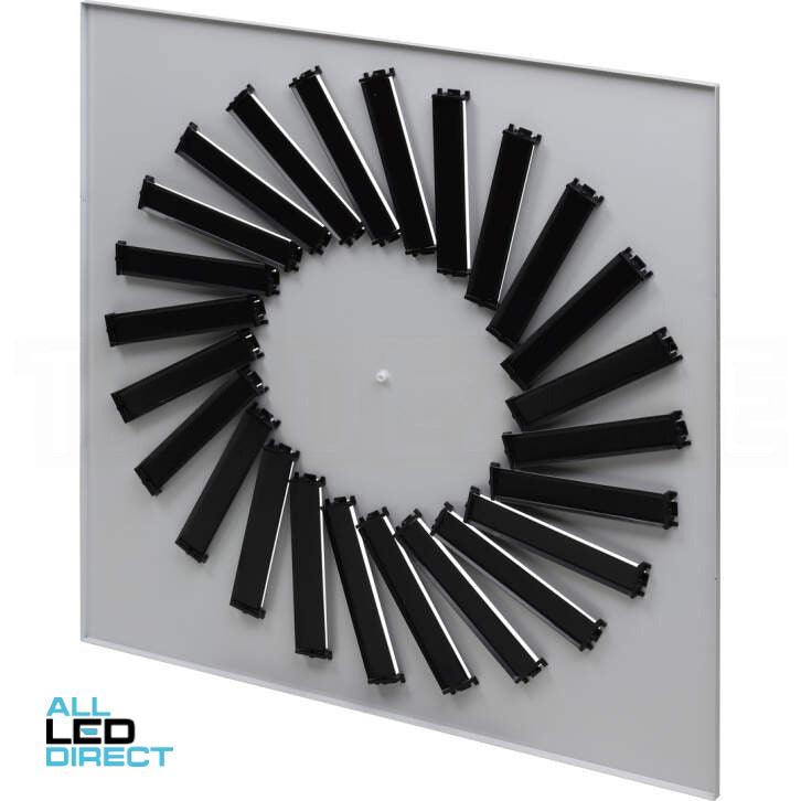 Powerwave Air 595mm x 595mm Adjustable 12 Blade Swirl Diffuser