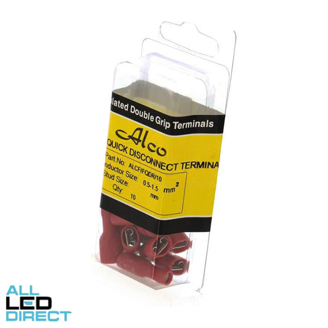 Wattmaster 0.5-1.5mm Quick Disconnect Fully Insulated Terminal Red Pack of 10
