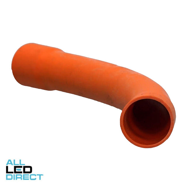 Rainbow 50mm 45 Degree Heavy Duty Sweeping Conduit Bend 600mm Radius Orange