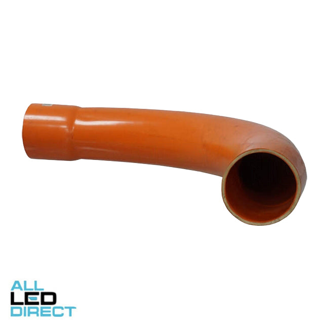 Rainbow Bends 125mm 90 Degree 600Radius Heavy Duty Sweeping Conduit Bend Orange