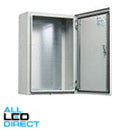 IP Enclosures 300mm W x 500mm H x 150mm D Galvanised Steel IP66 Enclosure Grey