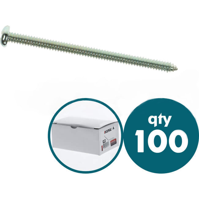 Clipsal 50mm Pan Head Powerpoint Screw Zinc Plated Each