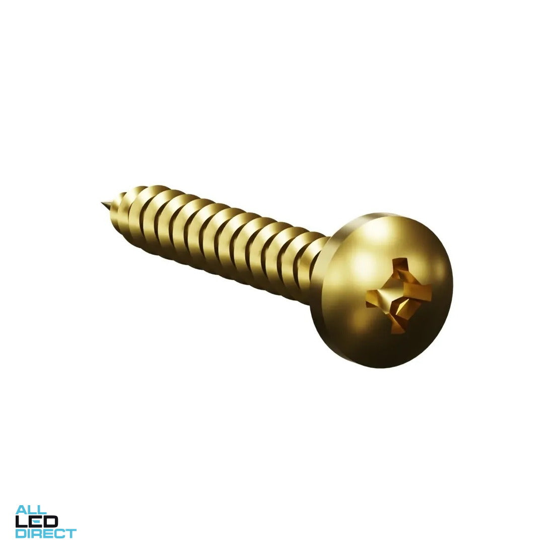 Clipsal 7 Gauge x 30mm Pan Head Needle Point Screw Pack of 100 ALL LED Direct