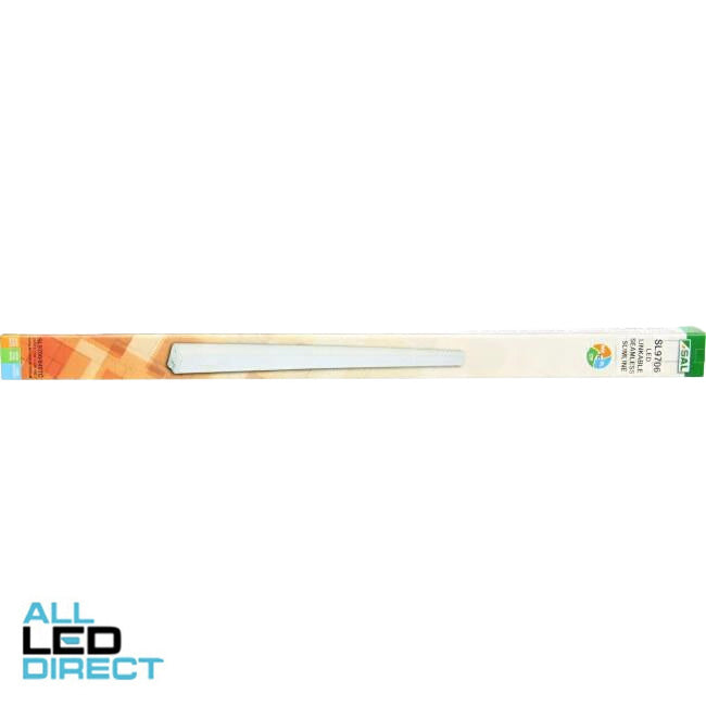 SAL 13 Watt 840mm LED Linkable Batten Tri Colour Flex & Plug White