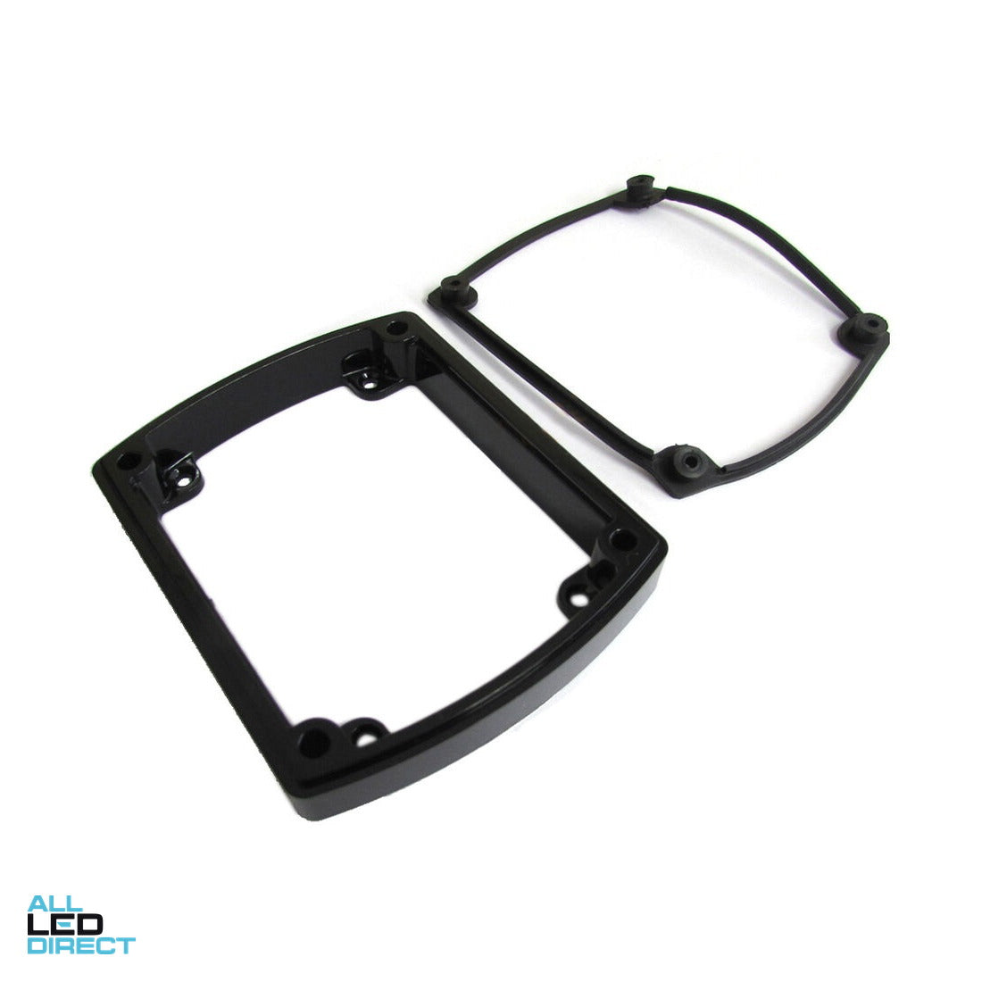 Clipsal STANDARD SERIES Standard Size Horizontal Mounting Flange Black ALL LED Direct