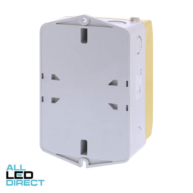 NHP 25 Amp 3 Pole IP66 ISOSWITCH Industrial Isolator Yellow With Red Handle