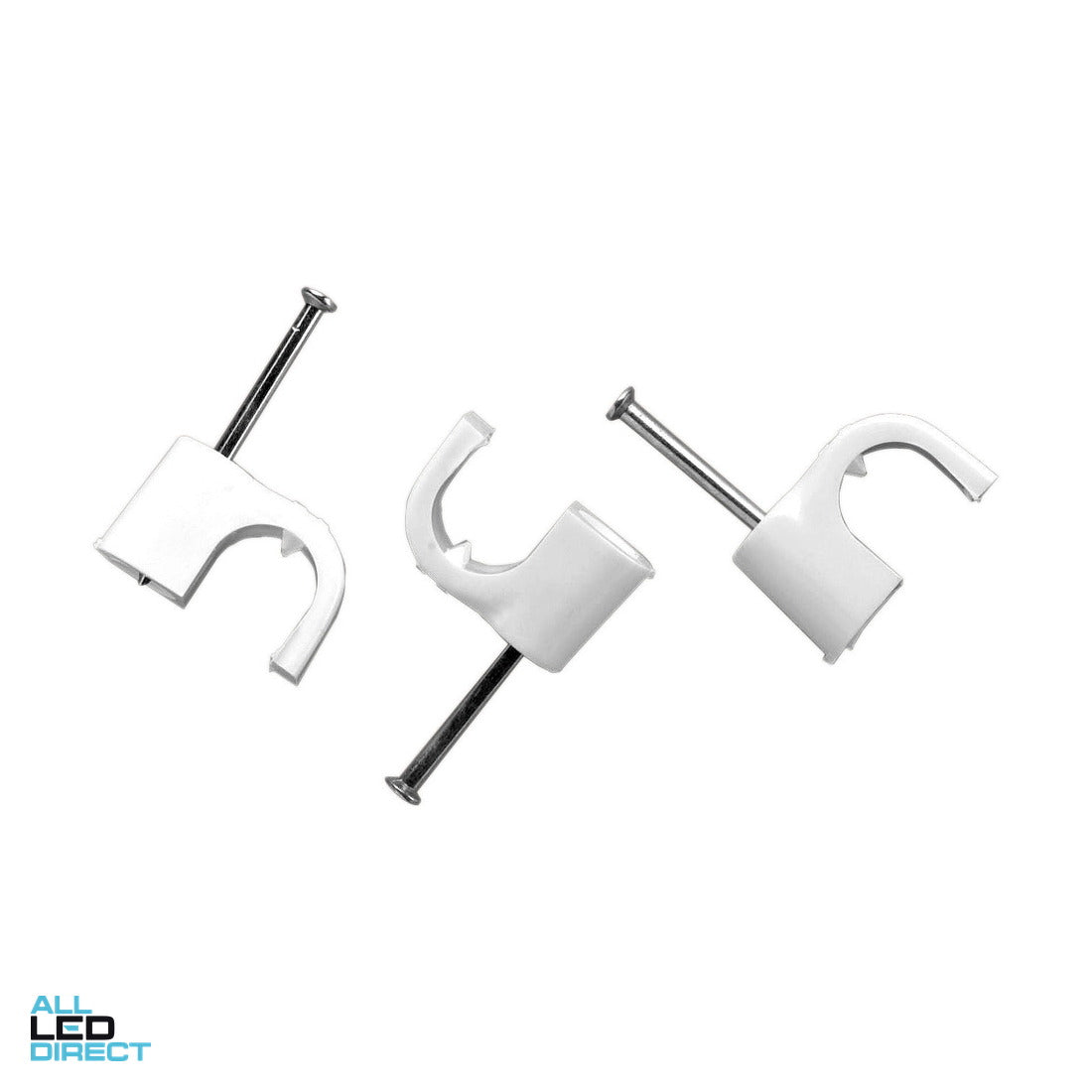 Clipsal 10mm Circular Cable Clips Box Of 100 ALL LED Direct