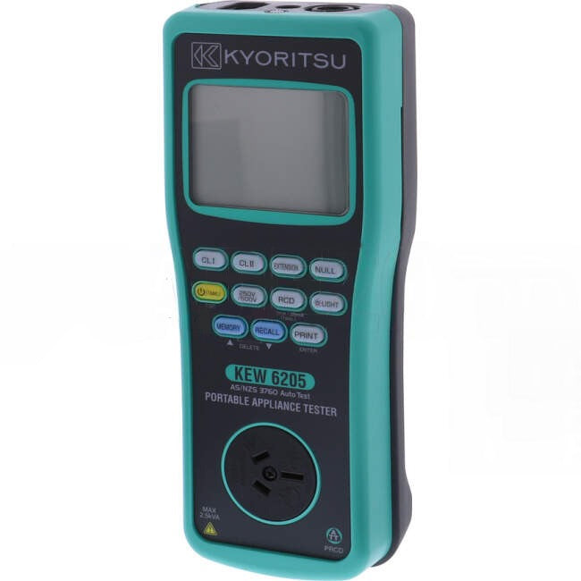 Kyoritsu 6205 Portable Appliance Tester
