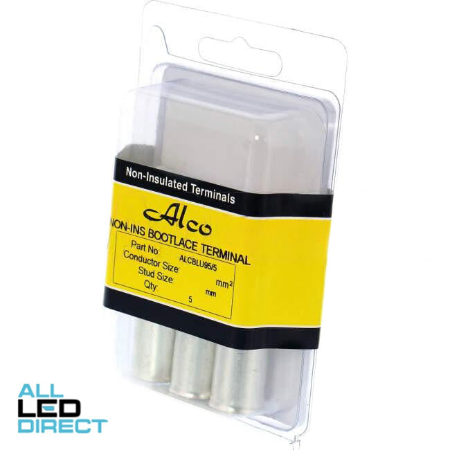 Wattmaster 95mm Non Insulated Bootlace Terminal Pack of 5