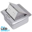 ECD Pop Up Floor/Desk Box Satin Alloy