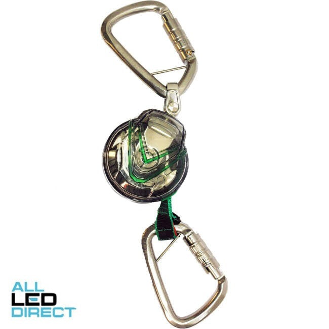 MSA 1.8 Metre V-TEC MINI PFL Webbing Self Retracting Lifeline with Stainless Steel Triple Action Karabiner & Stainless Steel Tri
