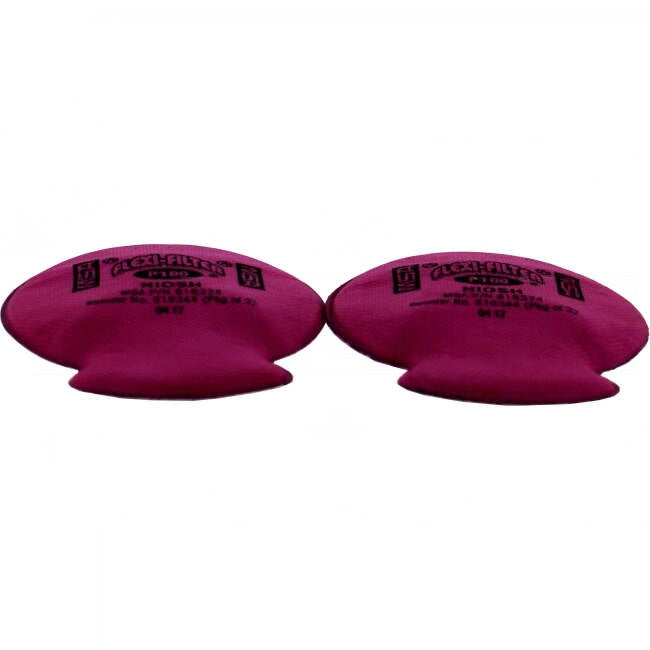 MSA FLEXIFILTER Filter Pad With Nuisance Acid Gas & Hydrogen Fluoride Removal To Be Used With ADVANTAGE Twin Respirators Pack Of