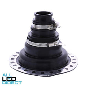 Cobalt Solar 32 - 63mm Corrugated Conduit Roof Flashing TIN / Metal Roof