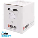 R&M Cat6 U/UTP 250MHz AWG 24 LSZH Soft Grey Colour Jacket 305 Metre Dispenser Box