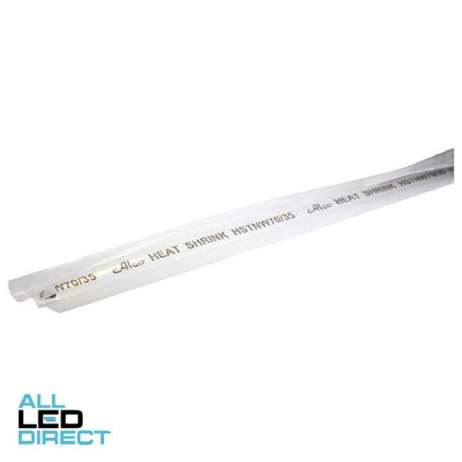 Wattmaster 70mm Shrinks To 35mm Thin Wall Heatshrink 1.2 Metre Transparent