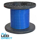 Noremak 3.0mm Catenary Wire Rope PVC Coated Blue 100 Metre Roll