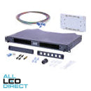 MSS Data Complete Rodent Proof Fibre Optic Sliding Enclosure with 12 x LC OS2 Adaptors Pigtails and Splice Cassette